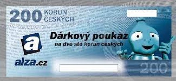 Elektronický dárkový poukaz Alza.cz - 200 Kč